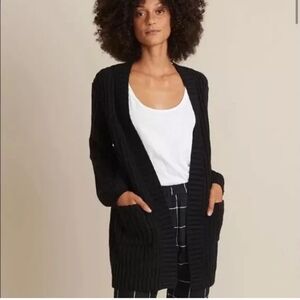 Women's Black Cardigan Sweater